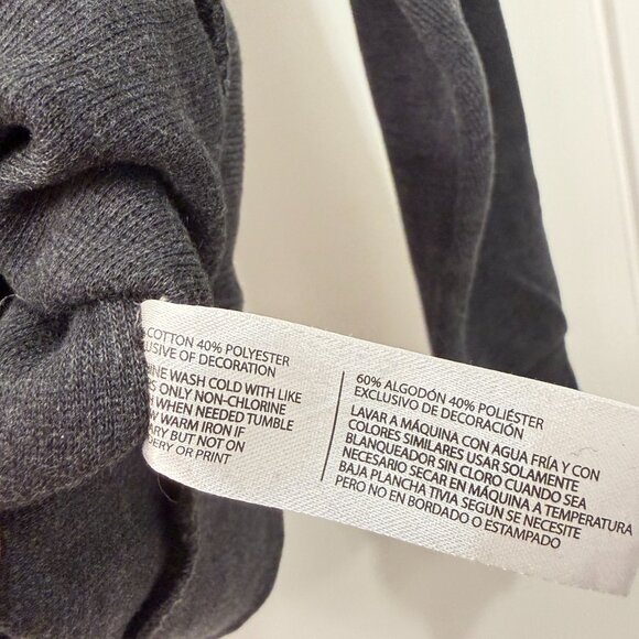 U.S. POLO ASSN. Men's Sweatshirt Dark Gray Size M - NWOT - Picture 9 of 9